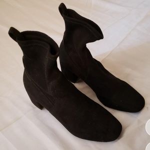 Call It Spring Ankle Sock Boot in Black